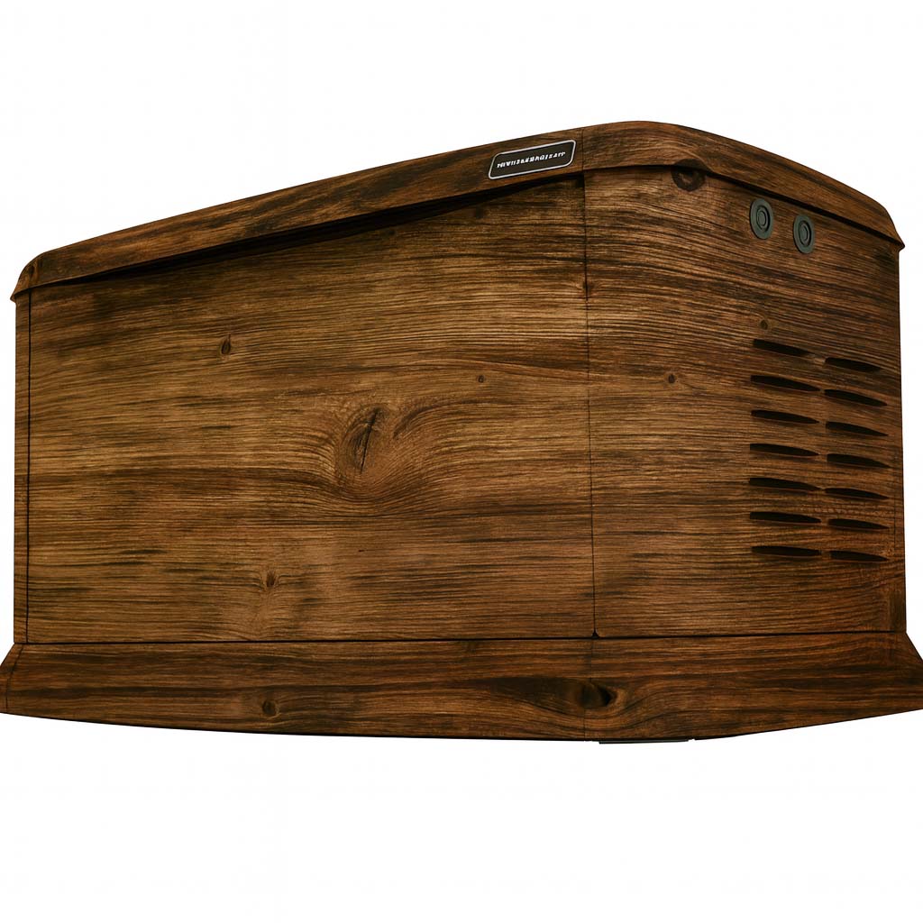 Wood shown on a Guardian generator